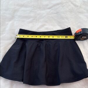 Kyodan .  Black Skater Mini Skirt Pleated Casual